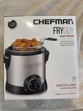 Chefman FryGuy Deep Fryer - Stainless Steel (Silver)
